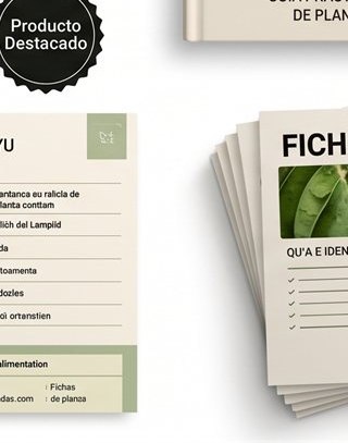 Fichas individuales por planta