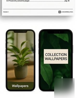 Collection wallpapers fondos botánicos